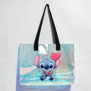 Stitch Holographic Laser Tote Bag NWT